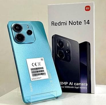 iphone хс: Redmi, Redmi Note 14, Б/у, 256 ГБ, цвет - Голубой, 2 SIM — 1