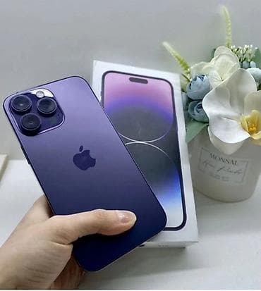 IPhone 14 Pro, Жаңы, 512 ГБ, Куту, 100 % — 2