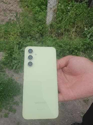 Samsung Galaxy S25+, Б/у, 128 ГБ, цвет - Зеленый, 2 SIM