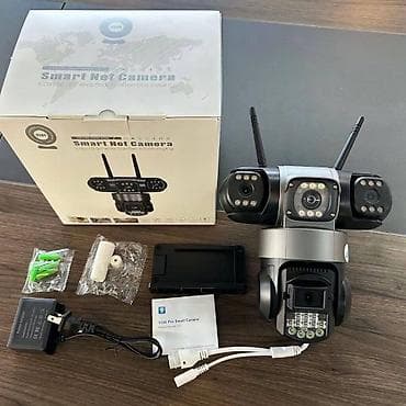 дайсен: IP‑камера видеонаблюдения Smart Camera (V380 Pro), уличная, с тремя — 1