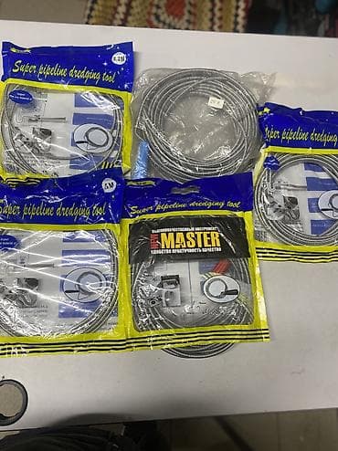 Инструменттер: Тросы для прочистки труб/канализации Тонкие 6мм :(3м 450сом)(5м — 3