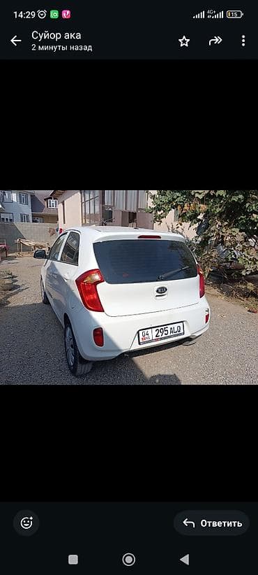 kia carnival: Kia Picanto: 2012 г., Бензин, Хэтчбэк — 2
