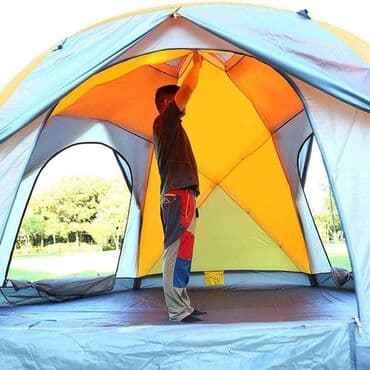 строительство мини футбольного поля цена: Палатки. Шестигранная,двухслойная семейная палатка Рассчитано на — 3