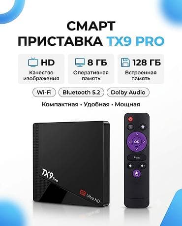 ты приставки: Новая Смарт ТВ-приставка TX9pro 8/128 GB Превратите любой телевизор — 3