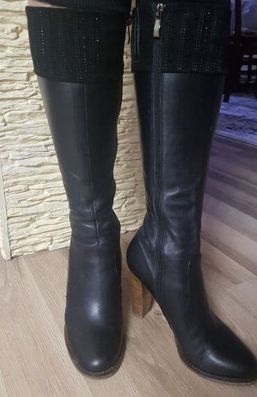 купить рабочие сапоги с утеплителем: Сапоги, 38, Kadandier, Новый, цвет - Черный, Бесплатная доставка — 1