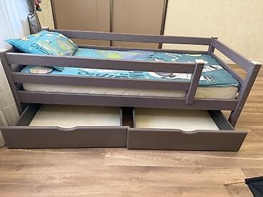 Полки, стеллажи: Детская односпальная кровать, Новый, Для девочки, Для мальчика, С матрасом, Самовывоз, Платная доставка — 3