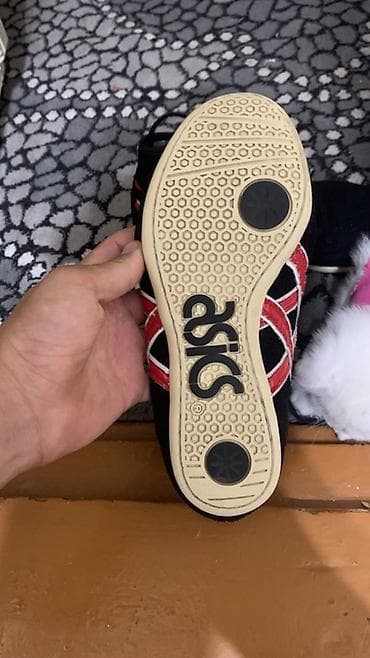 Жеке буюмдар: ASICS борцовки (wrestling shoes), высокая модель. - Цвет: черный — 3