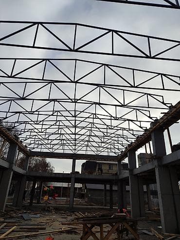 чëрный металл: Металлическая ферма, Форма: Треугольник, Антикоррозийная обработка — 1