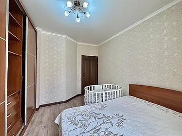 квартира юишкек: 4 комнаты, 80 м², 106 серия, 7 этаж, Евроремонт — 3