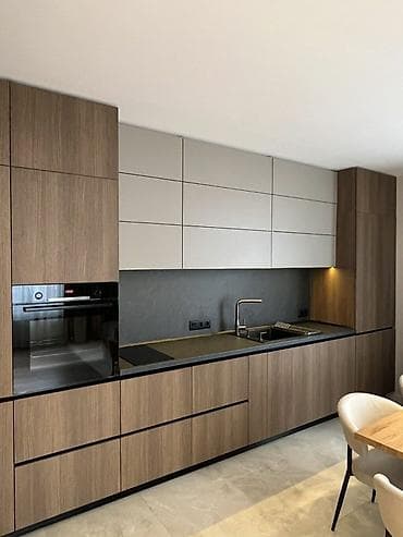 мебель для кухнии: Кухни на заказ в современном минималистичном стиле. Замер доставка — 1