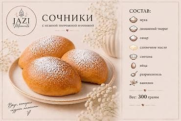 мёд продаю: 🌸Сочники с нежной творожной начинкой JAZI Moments🥧 - Нежное — 2
