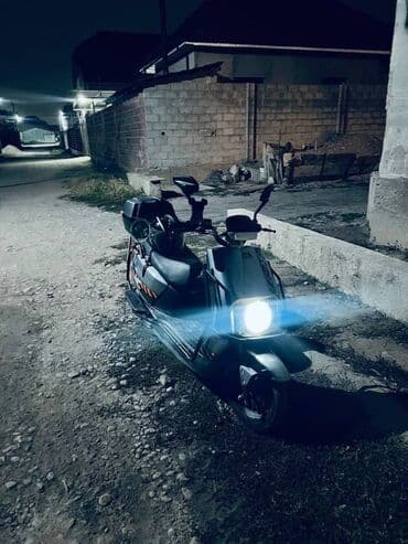 электро мотолер: Электроскутер/мопед городского типа - Электропривод, бесшумная езда — 4