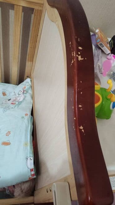 кроватки для детей: 🛏 Продаю детскую кровать с люлькой и матрасом 🔹 Размер кровати — 3