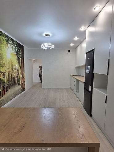 flat osh: 1 комната, 54 м², Технопарк 108 серия, 8 этаж, Евроремонт — 3
