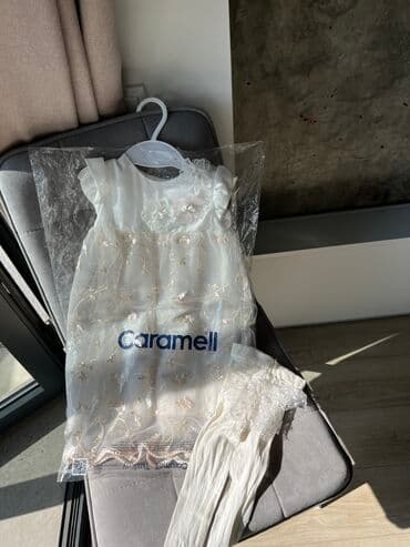 платье дордой: Детское платье, цвет - Белый, Новый — 1