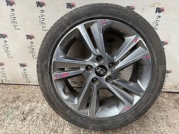 Колеса в сборе 225 / 45 / R 17, Лето, Б/у, 1 шт, Легковые, Литые, отверстий - 5