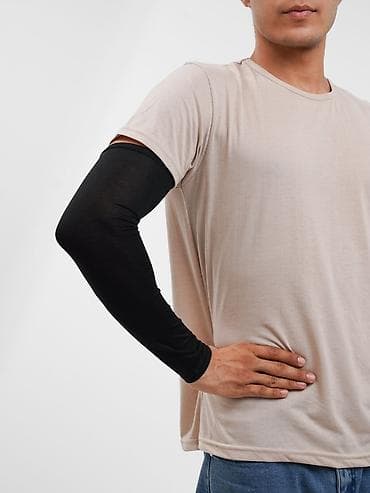 Спортивные сумки: Продажа нарукавников Материал - нейлон, цвет - белый и чёрный — 3