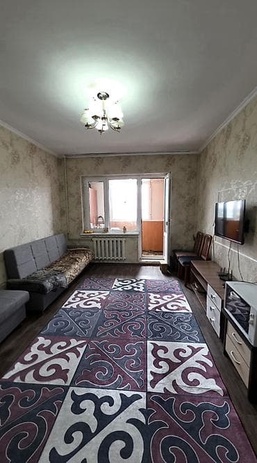 Продажа квартир: 1 комната, 35 м², 105 серия, Аламедин-1 мкр 105 серия, 8 этаж, Косметический ремонт — 3