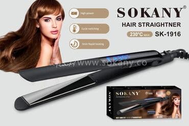 утюжок сокани: Утюжок для волос Стандартный, Керамическое, До 180 °С — 3