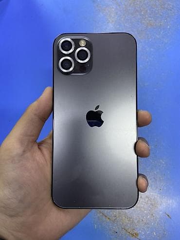 IPhone 12 Pro, Б/у, 128 ГБ, Графит, Кабель, 76 %