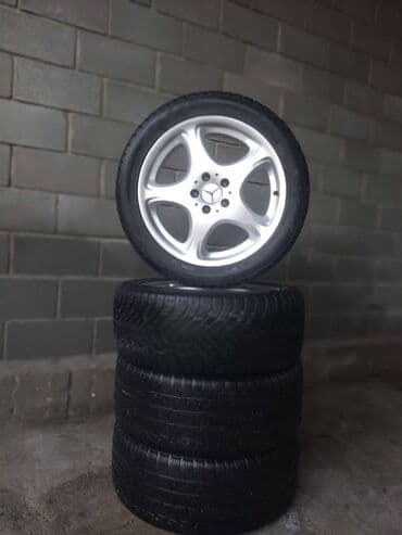 Диски: Литые Диски R 18 Mercedes-Benz, Комплект, отверстий - 5, Б/у — 1