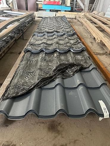 Металлочерепица (профиль волновой) - Материал: оцинкованная сталь с