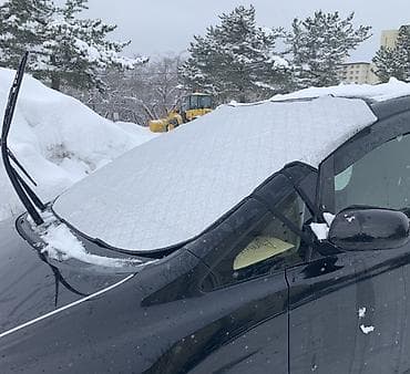 ветрозащита: Защитная накидка на лобовое стекло 145*100см - — 1