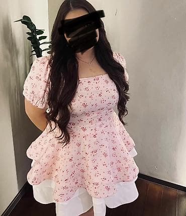 Жеке буюмдар: Романтичное платье в стиле baby-doll Продаю платье за 2500, покупала — 1