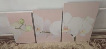 художники 20 века: Картина орхидеи. Продаю очень красивую модульную картину, триптих — 5