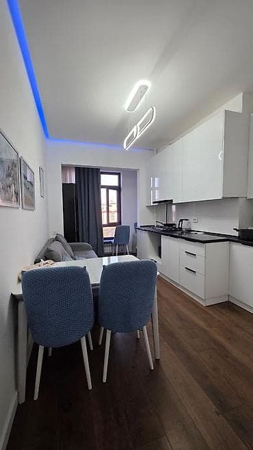 Недвижимость: 2 комнаты, 44 м², Асанбай мкр Элитка, 9 этаж, Евроремонт — 5