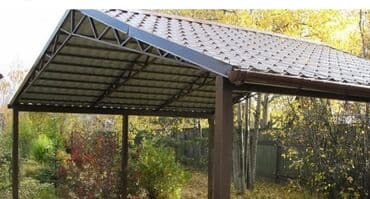 установка крыш: Сварка | Навесы — 11