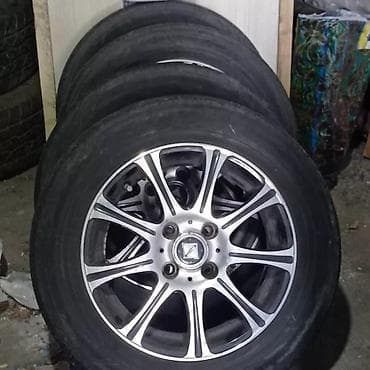 диски на машине: Колеса в сборе R 14, Б/у, Комплект, Легковые, Литые, отверстий - 5 — 1