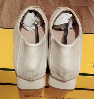 женская одежда больших размеров франция: Туфли кожаные, лёгкие удобные р-38 белый,р-36 черный — 2