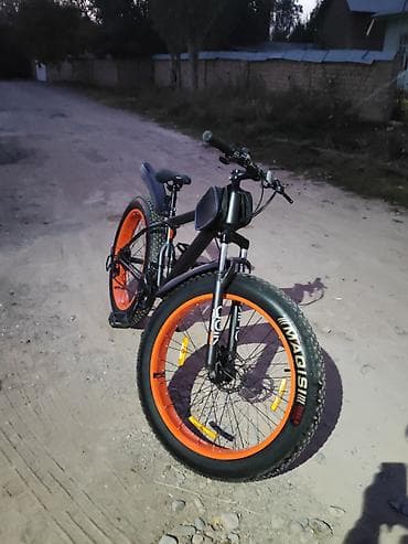 велосипед фэтбайк: Фэтбайк с широкими колесами - Тип: горный/вседорожный фэтбайк - — 4