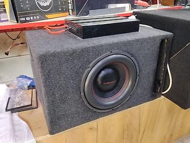 Сабвуфер в корпусе + усилитель • Динамик: Pioneer (серия с красной