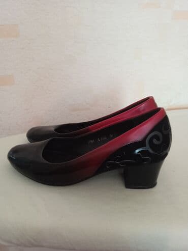 белорусская обувь для проблемных ног бишкек: Туфли лакированные чёрно/красного цвета,в отличном состоянии.Размер — 1