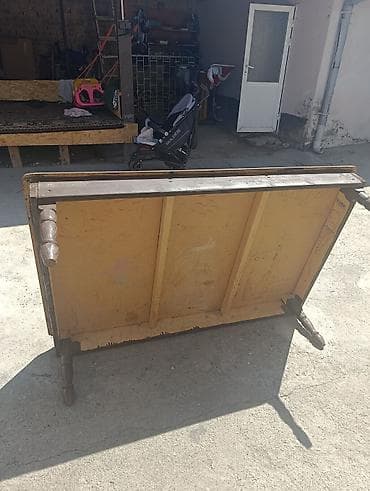 стол с табуретками: Кухонный стол, Прямоугольный, Раскладной — 3