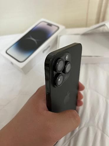 iphone 14 plus: IPhone 14 Pro Max, Б/у, 128 ГБ, Черный, Защитное стекло, Чехол, Кабель, 91 % — 2