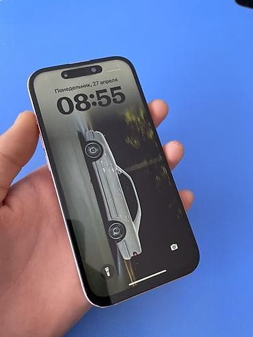 IPhone 15, Б/у, 128 ГБ, Розовый, Чехол, 89 %