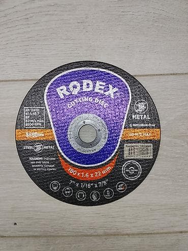 cut: Отрезной диск RODEX для металла - Назначение: чистый и быстрый рез — 1