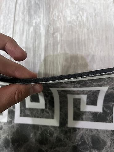 ковор: Ковровая дорожка Новый, Противоскользящая основа, Мраморный принт — 3