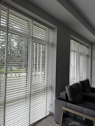 Горизонтальные жалюзи для панорамных окон - Тип: горизонтальные