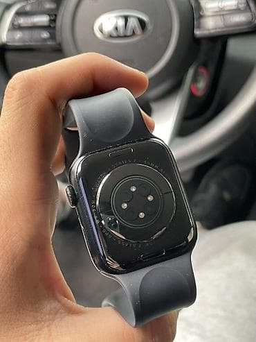 Смарт-часы: Apple Watch Series 7, 45 мм, корпус в цвете «Midnight» с черным — 2