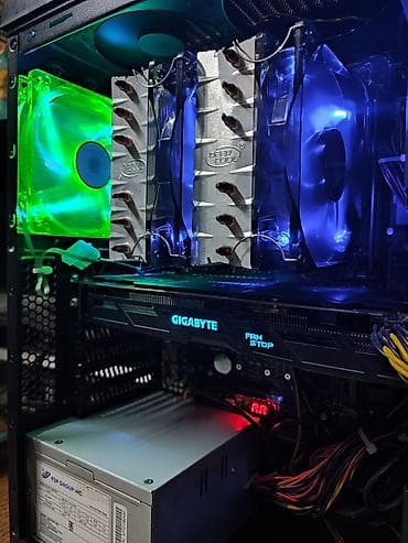 Компьютер, ядролор - 12, ОЭТ 16 ГБ, Оюндар үчүн, Intel Core i7, NVIDIA GeForce GTX 1060, HDD + SSD