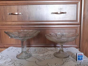 Подставки и держатели для книг: 2 вазочки для фруктов. советские, прочные. 1 шт 300с — 3