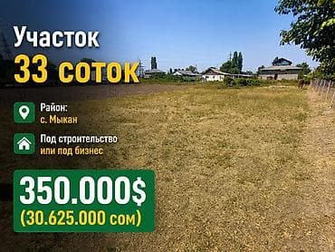 33 соток, Для бизнеса, Договор купли-продажи, Красная книга, Тех паспорт