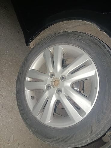 резина 15 с: Литые Диски R 16 Honda, Комплект, отверстий - 4, Б/у — 2