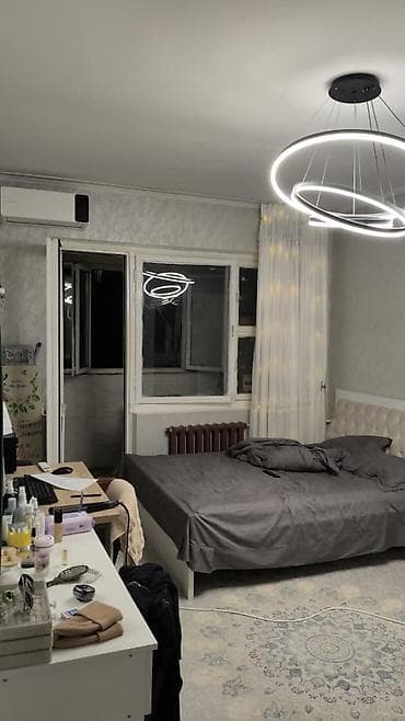 секционные квартиры: 1 комната, 35 м², 105 серия, Джал мкр (в т.ч. Верхний, Нижний, Средний) 105 серия, 9 этаж, Косметический ремонт — 2