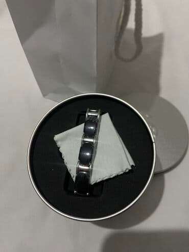 магнитные браслеты от давления: Стильный браслет из нержавеющей стали с керамическими вставками — 2