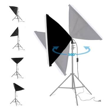 освещение для фото: Студийный свет "софтбокс" 50x70 (2шт) бишкек студийный свет Состояние — 3